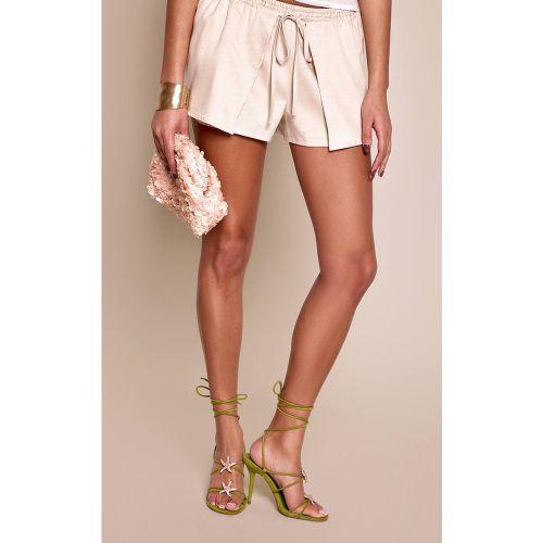 Olive Sandales À Talons En Synthétique Avec Ornements Étoiles De Mer Et Lacets | Taille 35 - PrettyLittleThing - Modalova