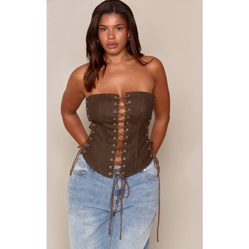 Top Corset Bustier Bleu Clair Sculptant | Taille 40 - PrettyLittleThing - Modalova