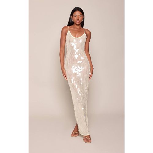 Lemon Robe Maxi Transparente À Sequins | Taille 40 - PrettyLittleThing - Modalova
