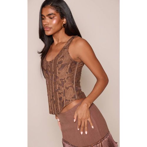 Corset Tissé Léger Texturé | Taille 42 - PrettyLittleThing - Modalova