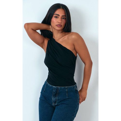 Black Body Asymétrique En Coton Doux | Taille 32 - PrettyLittleThing - Modalova