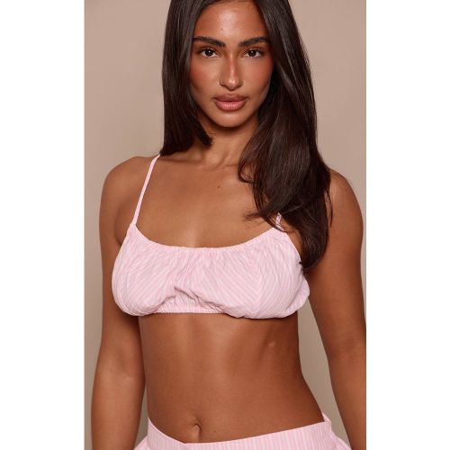 Baby Pink Haut Bralette Petite À Fines Bretelles Avec Rayures Tennis Ensemble Coordonné | Taille 42 - PrettyLittleThing - Modalova