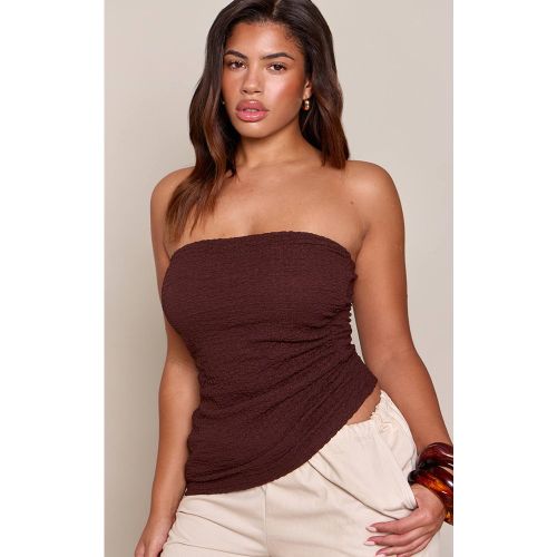 Haut Bandeau Asymétrique Texturé Shape | Taille 42 - PrettyLittleThing - Modalova