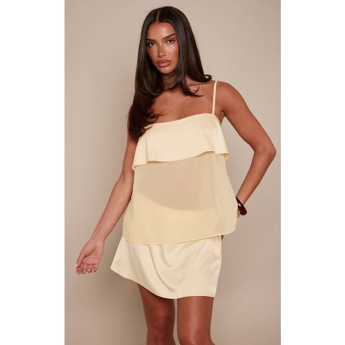 Lemon Ensemble Haut Fluide Superposé En Satin | Taille 42 - PrettyLittleThing - Modalova