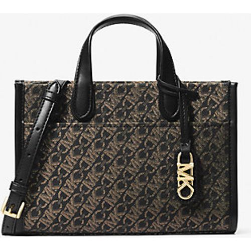 MK Petite besace Gigi métallisée avec logo Signature Empire - Michael Kors - MICHAEL Michael Kors - Modalova