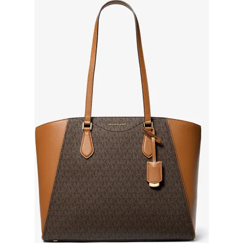 MK Grand cabas Taryn en cuir à logo Signature - Michael Kors - MICHAEL Michael Kors - Modalova