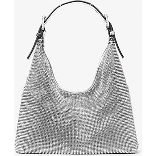 MK Petit sac porté épaule bohème Nolita métallisé en maille à strass en édition limitée - Michael Kors - MICHAEL Michael Kors - Modalova