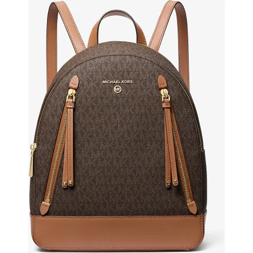 MK Sac à dos Brooklyn de taille moyenne à logo - Michael Kors - MICHAEL Michael Kors - Modalova