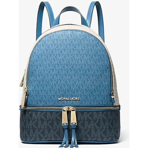 MK Sac à dos Rhea de taille moyenne à couleurs contrastées avec logo - Michael Kors - MICHAEL Michael Kors - Modalova