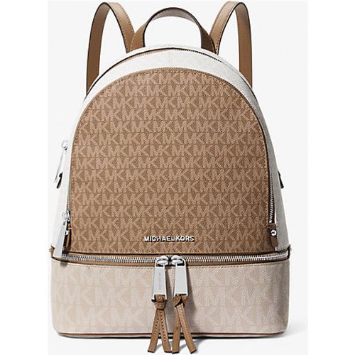 MK Sac à dos Rhea de taille moyenne à couleurs contrastées avec logo - Michael Kors - MICHAEL Michael Kors - Modalova