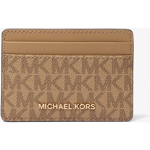 MK Porte-cartes Jet Set à logo Signature - Michael Kors - MICHAEL Michael Kors - Modalova