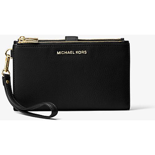 MK Portefeuille Adele en cuir pour smartphone - Michael Kors - MICHAEL Michael Kors - Modalova