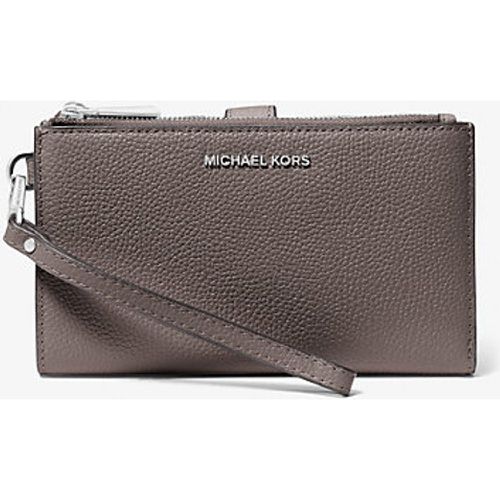 MK Portefeuille Adele en cuir pour smartphone - Michael Kors - MICHAEL Michael Kors - Modalova