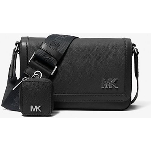 MK Mini sac à bandoulière Edison en cuir grainé avec pochette - Michael Kors - Michael Kors Mens - Modalova