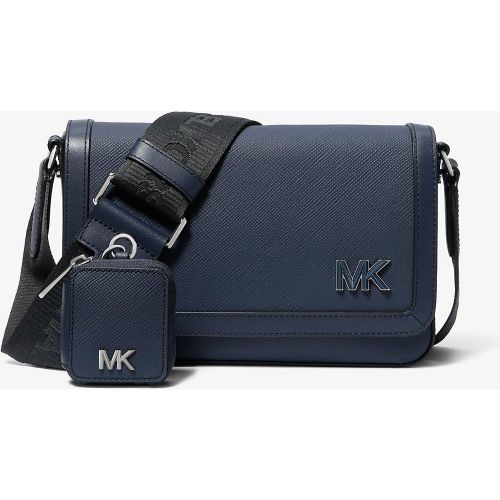 MK Mini sac à bandoulière Edison en cuir grainé avec pochette - Michael Kors - Michael Kors Mens - Modalova