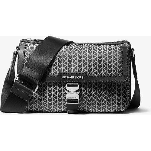 Besace Eli en jacquard à logo MK2000 - Michael Kors - Michael Kors Mens - Modalova