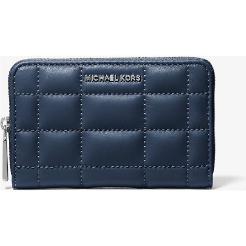 MK Petit portefeuille en cuir matelassé - Michael Kors - MICHAEL Michael Kors - Modalova