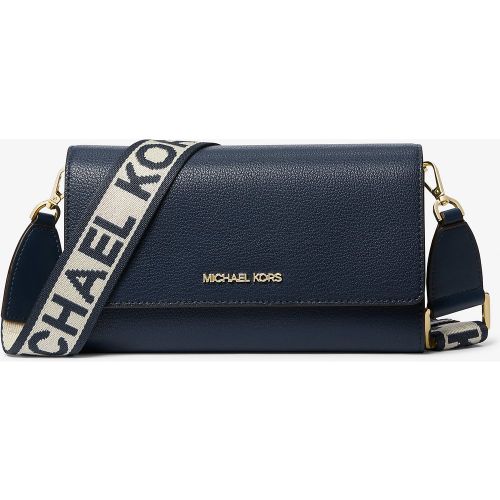 MK Grand sac à bandoulière Jet Set en cuir - Michael Kors - Michael Kors Outlet - Modalova