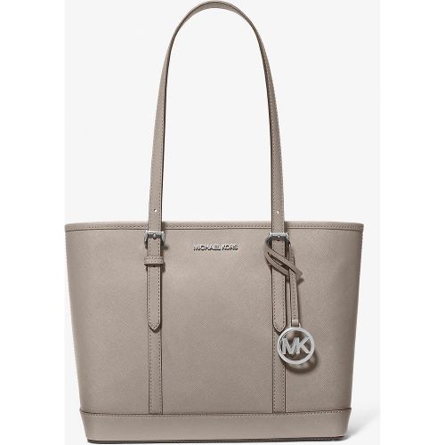 MK Petit cabas Jet Set Travel en cuir saffiano avec glissière supérieure - Michael Kors - Michael Kors Outlet - Modalova