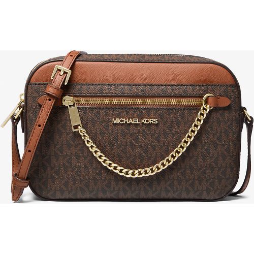 MK Grand sac à bandoulière Jet Set à logo - Michael Kors - Michael Kors Outlet - Modalova