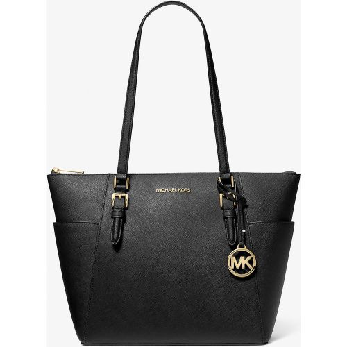 MK Grand cabas Charlotte en cuir saffiano avec glissière supérieure - Michael Kors - Michael Kors Outlet - Modalova