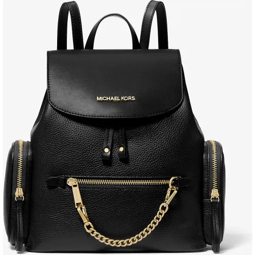 MK Sac à dos Jet Set de taille moyenne en cuir grainé - Michael Kors - Michael Kors Outlet - Modalova