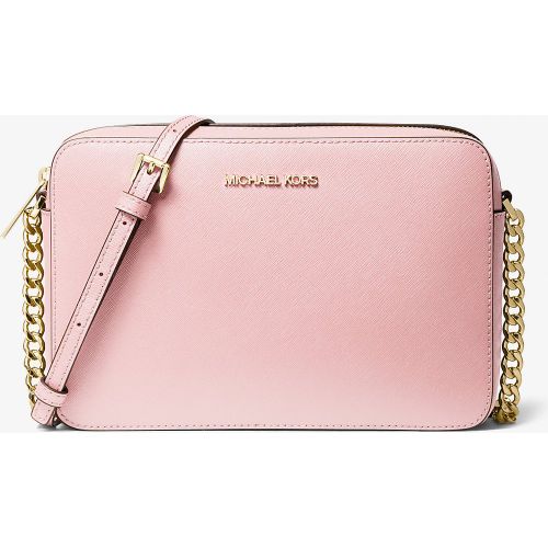 MK Grand sac à bandoulière Jet Set en cuir saffiano - Michael Kors - Michael Kors Outlet - Modalova
