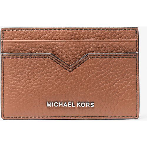 MK Porte-cartes Hudson en cuir grainé - Michael Kors - Michael Kors Mens - Modalova