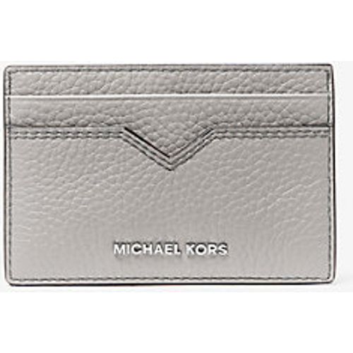 MK Porte-cartes Hudson en cuir grainé - - Michael Kors - Michael Kors Mens - Modalova