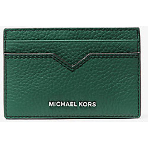 MK Porte-cartes Hudson en cuir grainé - - Michael Kors - Michael Kors Mens - Modalova