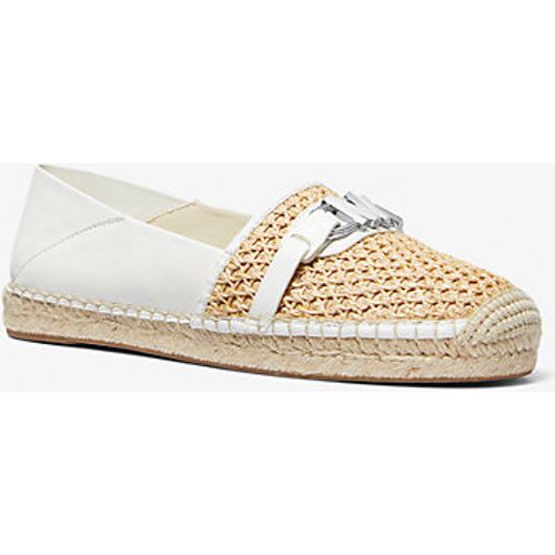 MK Espadrille Ember en cuir et paille - Michael Kors - MICHAEL Michael Kors - Modalova