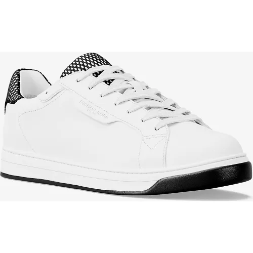 MK Basket Keating en cuir - Michael Kors - Michael Kors Mens - Modalova