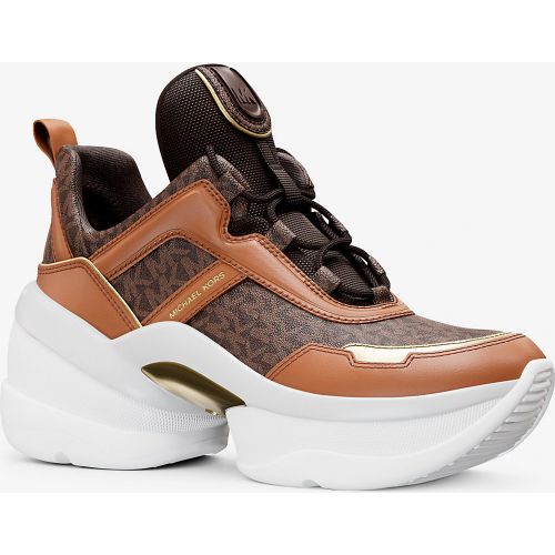 MK Basket Olympia à logo Signature - Michael Kors - Michael Kors Outlet - Modalova