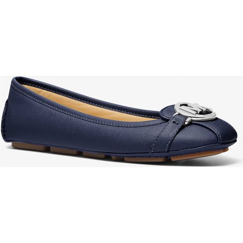 MK Mocassin Fulton en similicuir saffiano - Michael Kors - Michael Kors Outlet - Modalova