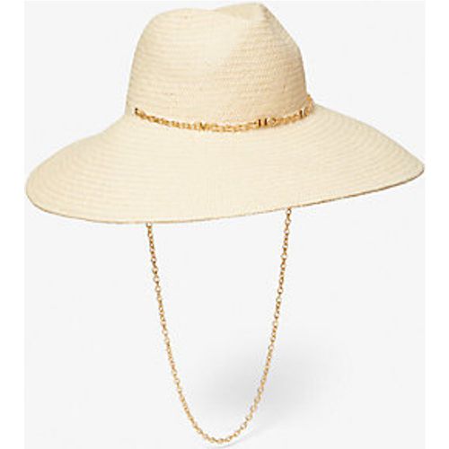 MK Chapeau de paille travaillé - Michael Kors - Michael Kors Outlet - Modalova