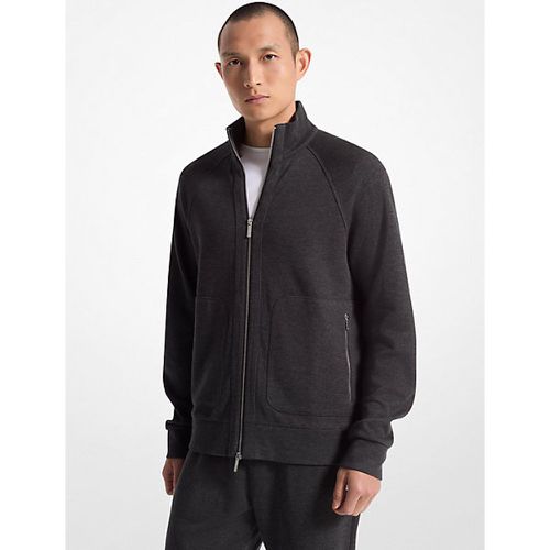 MK Veste en maille de coton mélangé côtelée - - Michael Kors - Michael Kors Mens - Modalova