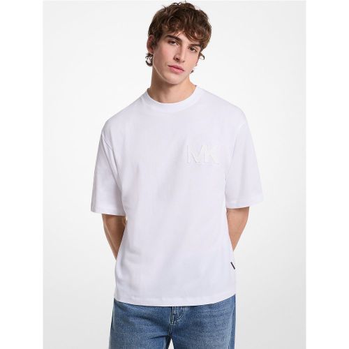 MK T-shirt en coton avec logo - Michael Kors - Michael Kors Mens - Modalova