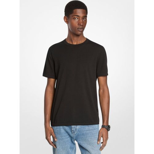 MK Pull à manches courtes en coton - Michael Kors - Michael Kors Mens - Modalova