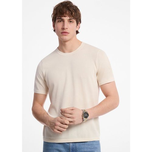 MK Pull à manches courtes en coton - Michael Kors - Michael Kors Mens - Modalova