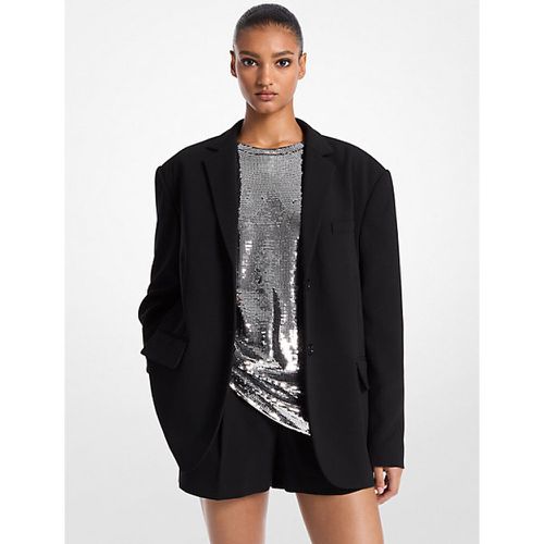 MK Blazer surdimensionné en crêpe - Michael Kors - MICHAEL Michael Kors - Modalova