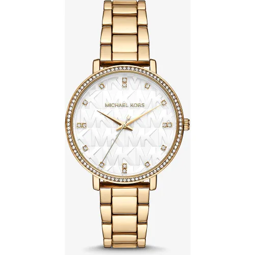 MK Montre Pyper dorée avec logo en relief - Michael Kors - Modalova