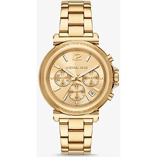 MK Montre Maren dorée surdimensionnée - Michael Kors - Modalova