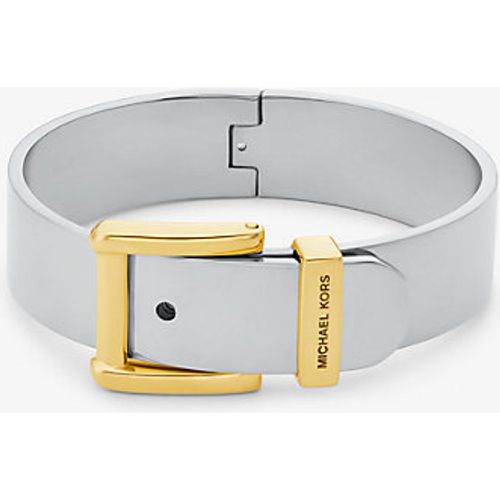 MK Grand bracelet rigide Colby en laiton plaqué en métal précieux - Michael Kors - Modalova