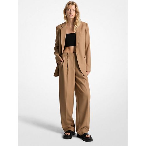 MK Pantalon à jambes larges et plis - Michael Kors - MICHAEL Michael Kors - Modalova