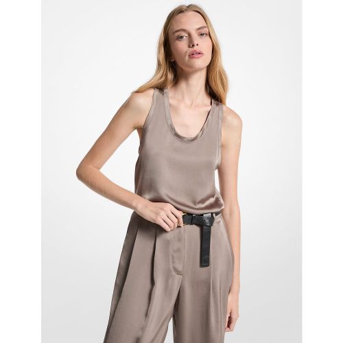 MK Débardeur à dos nageur en satin - Michael Kors - MICHAEL Michael Kors - Modalova
