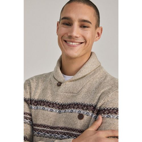 Pull col smoking jacquard - Springfield - Modalova