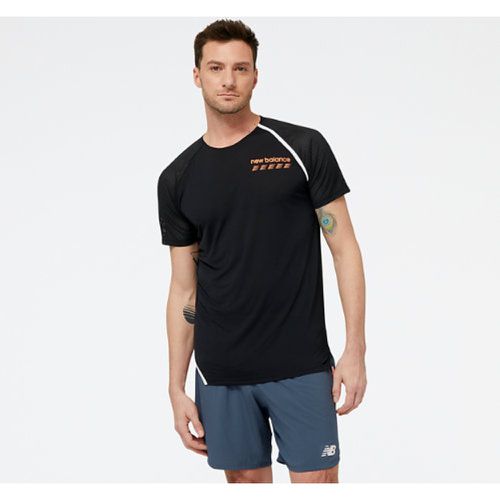 Accelerate Pacer Short Sleeve en , Poly Knit, Taille S - New Balance - Modalova
