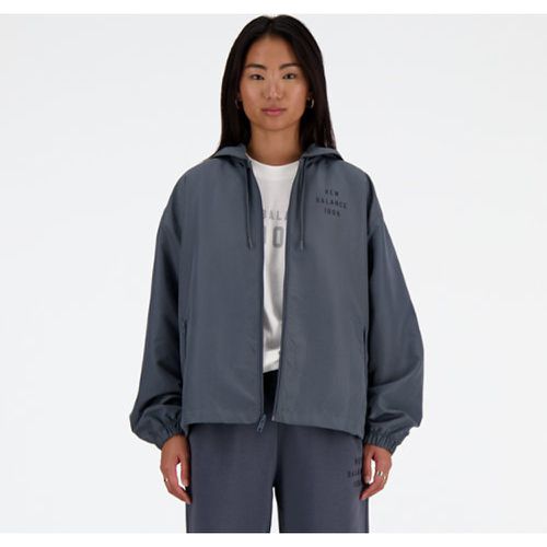Iconic Collegiate Woven Jacket en , Polywoven, Taille L - New Balance - Modalova