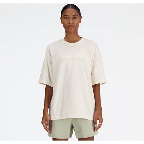 Hyper Density Jersey Oversized T-Shirt en , Cotton Jersey, Taille L - New Balance - Modalova