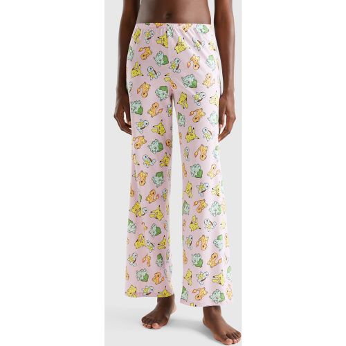Benetton, Pantalon Pokémon 100 % Coton, taille XS, Multicolore - United Colors of Benetton - Modalova